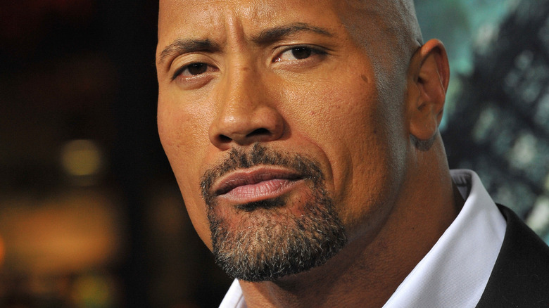 Dwayne "The Rock" Johnson on the red carpet