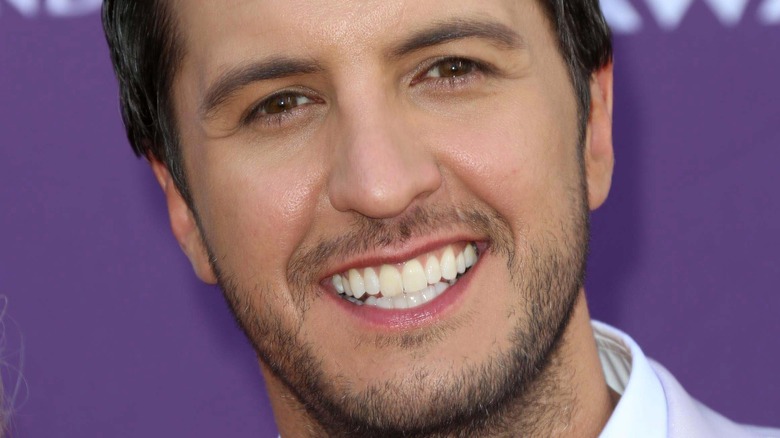 Luke Bryan smiling