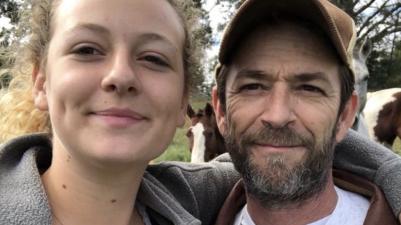 Luke Perry and daughter Sophie Perry