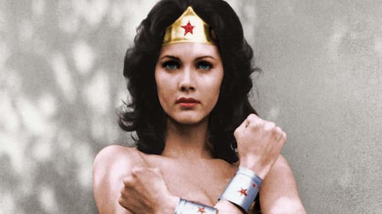 Lynda Carter as wonder woman