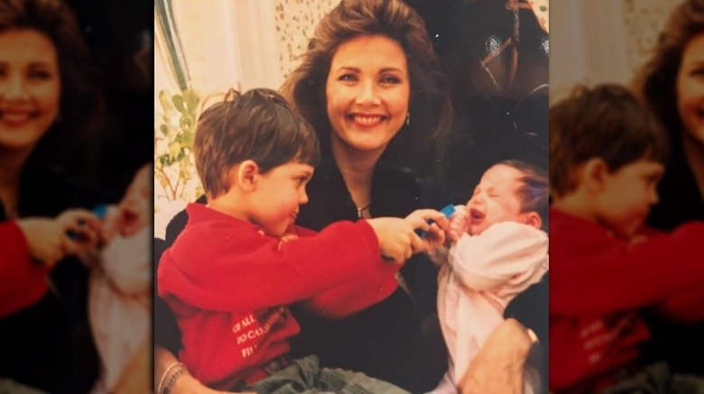 Lynda Carter and kids