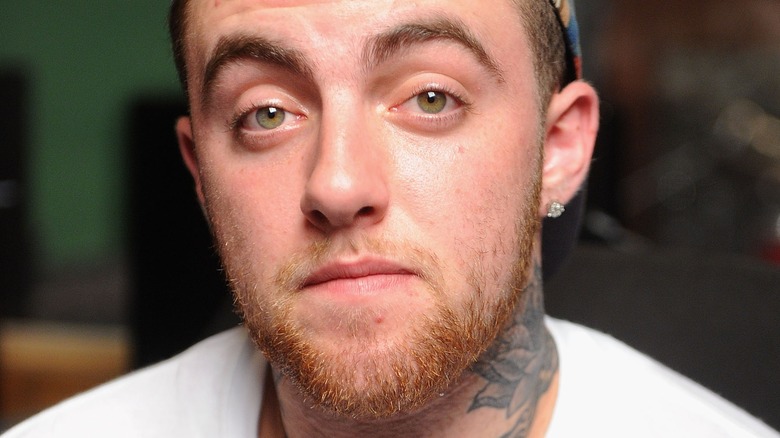 Mac Miller posing