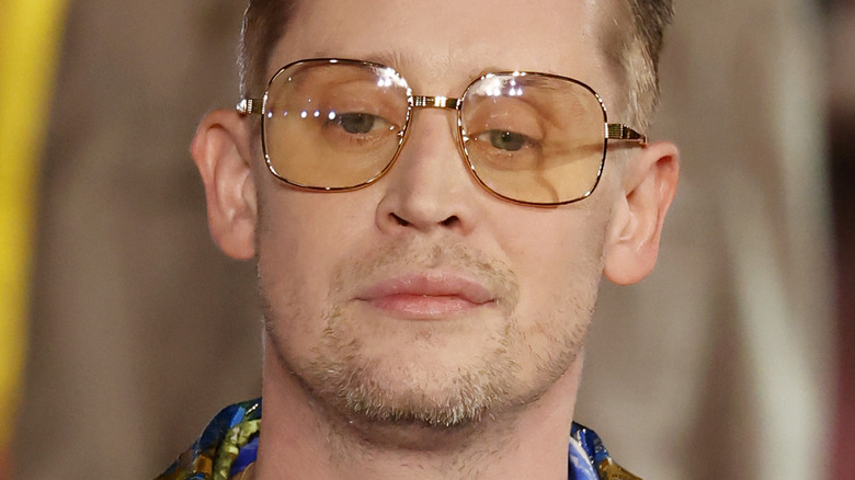 Macaulay Culkin, smiling