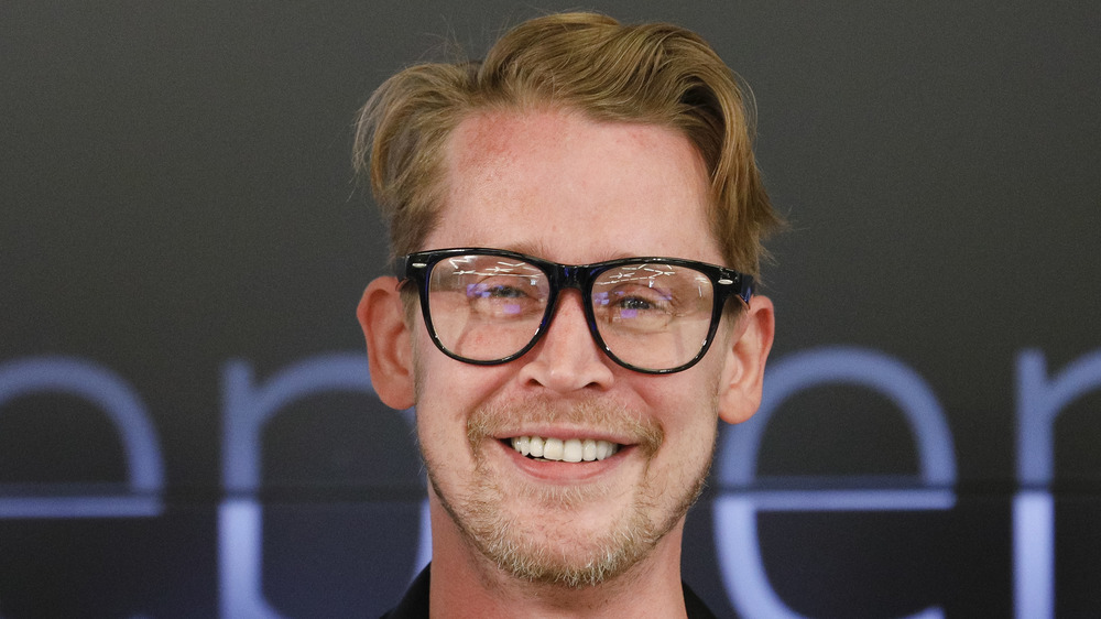 Macaulay Culkin smiling