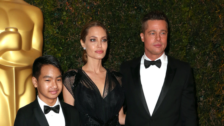 Brad Pitt, Maddox Jolie-Pitt, Angelina Jolie