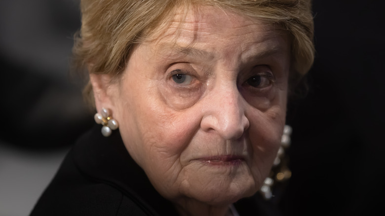 Madeleine Albright posing