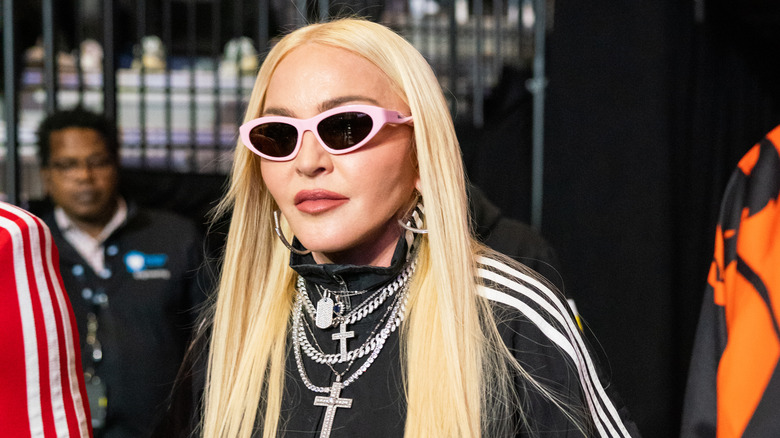 Madonna in sunglasses