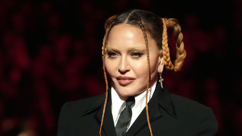 Madonna with braids
