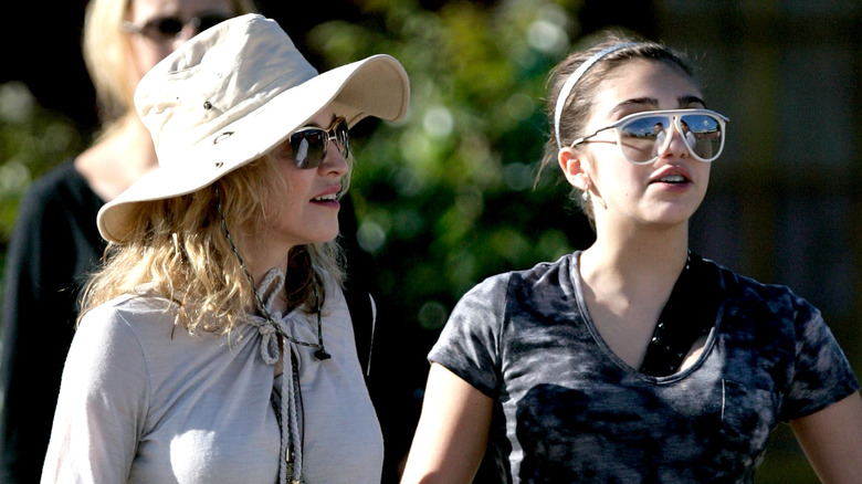 Madonna and Lourdes Leon