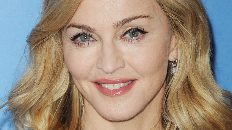 Madonna smiling at event