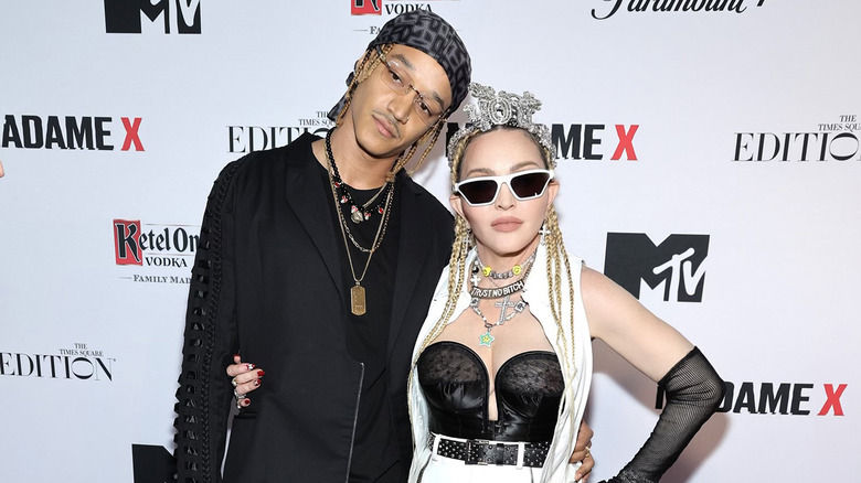 Madonna and Ahlamalik Williams on the red carpet