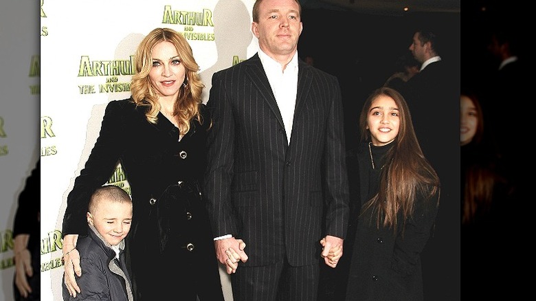 Rocco Ritchie, Madonna Guy Ritchie and Lourdes Leon