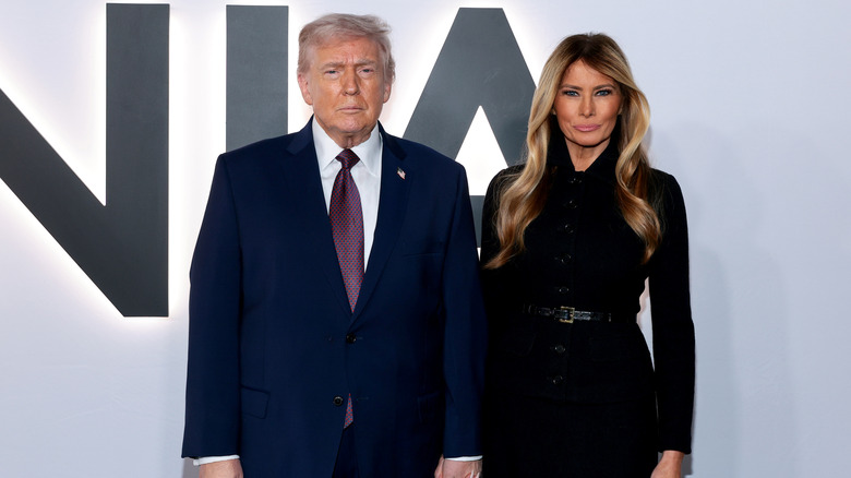 Donald Trump and First Lady Melania Trump attend Amazon MGM's "Melania" World Premiere.