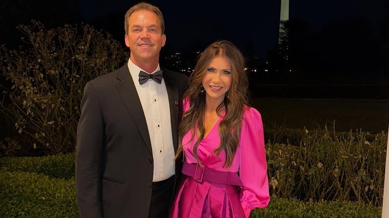 Kristi Noem and Bryon Noem at the White House.