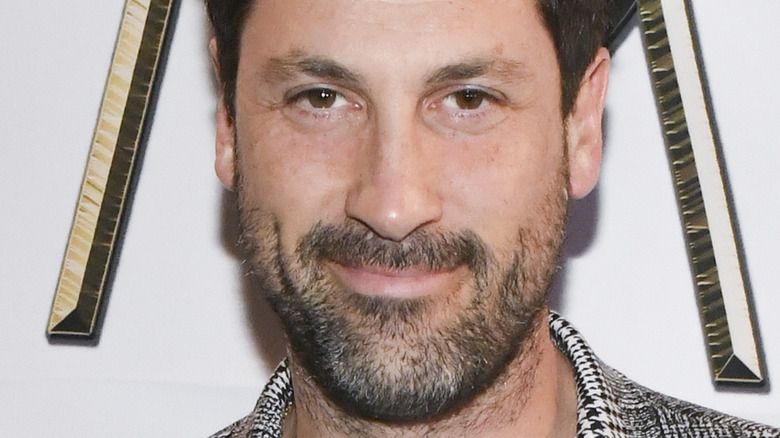 Maks Chmerkovskiy staring at the camera