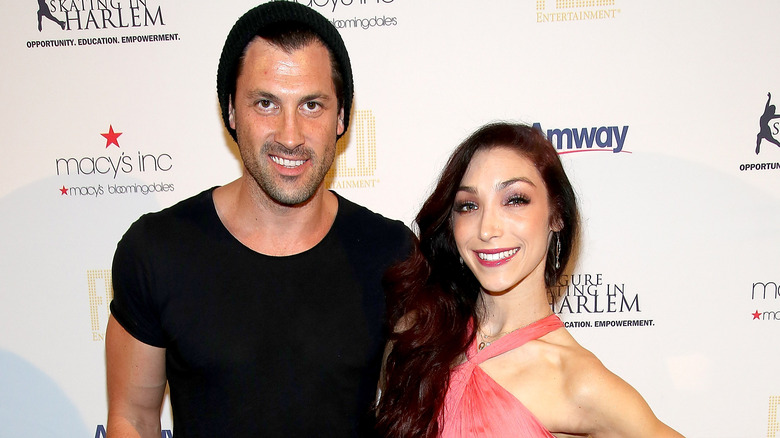 Maks Chmerkovskiy, Meryl Davis, 2015 photo smiling 