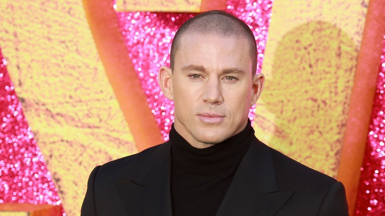 Channing Tatum posing at an event