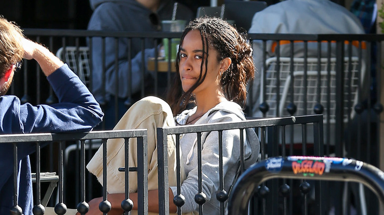Malia Ann Obama in public