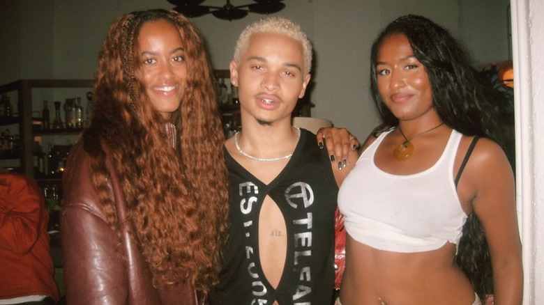 Malia Obama and Sasha Obama party with Destin Conrad