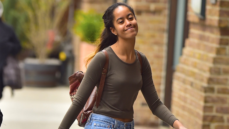 malia obama in public