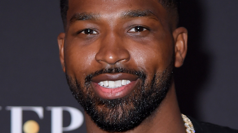 Tristan Thompson smiling