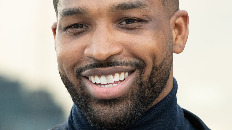 Tristan Thompson smiling