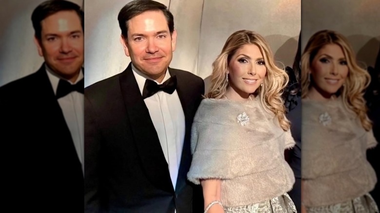 Marco Rubio posing with Jeanette Rubio