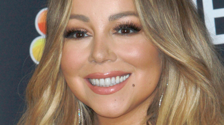 Mariah Carey smiling