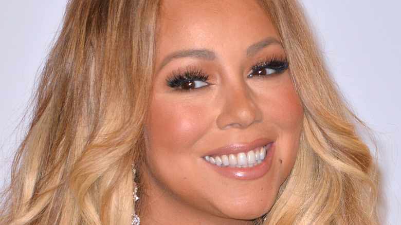 Mariah Carey smiling