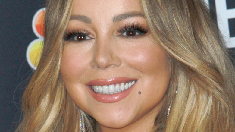 Mariah Carey smiling