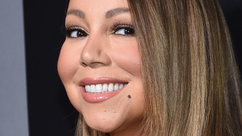 Mariah Carey smiling