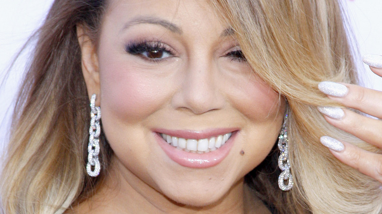 Mariah Carey smiling