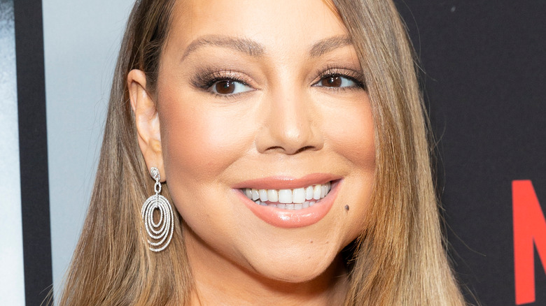 Mariah Carey smiling in 2020