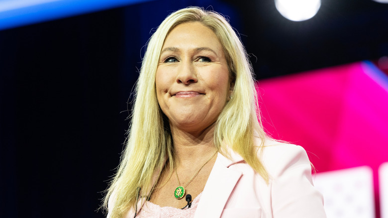 Marjorie Taylor Greene at CPAC in 2023