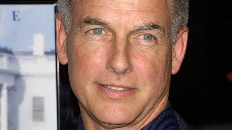 Mark Harmon smirking 