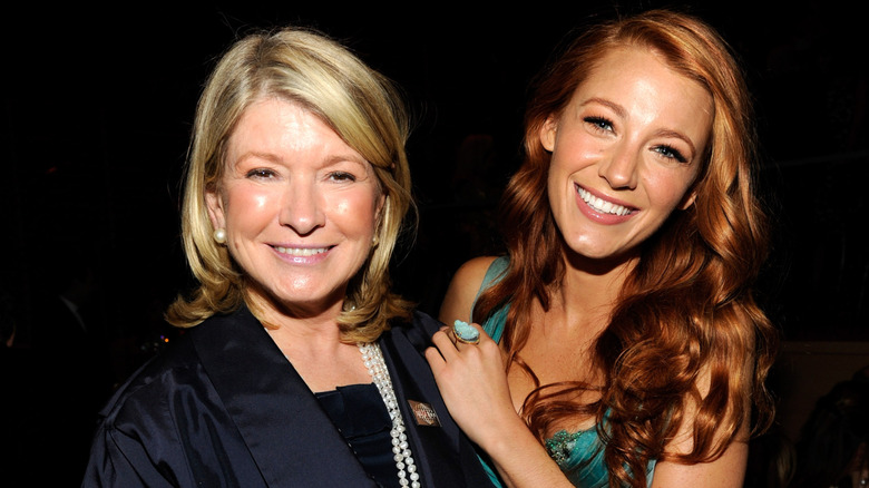 Martha Stewart pictured with Blake Lively.