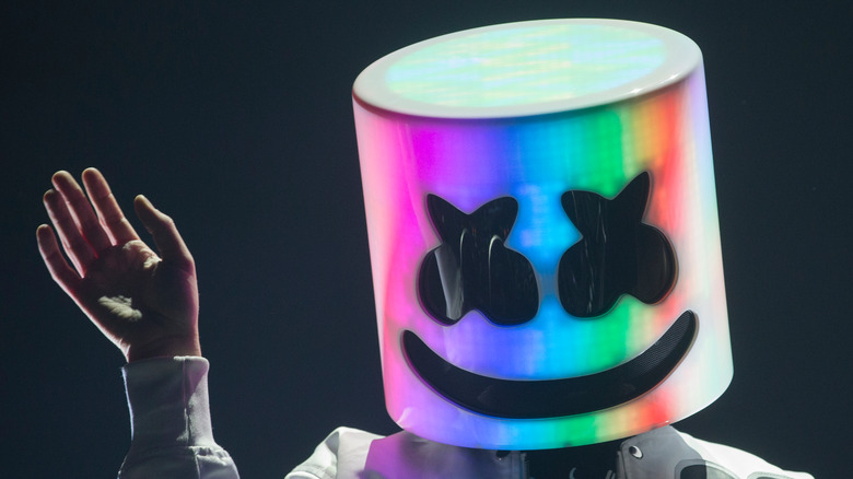 Marshmello lights up on stage