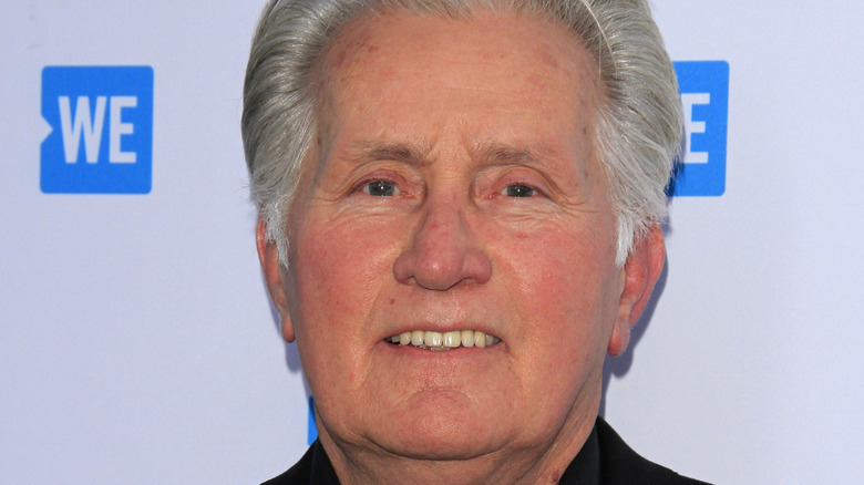 Martin Sheen smiling on red carpet