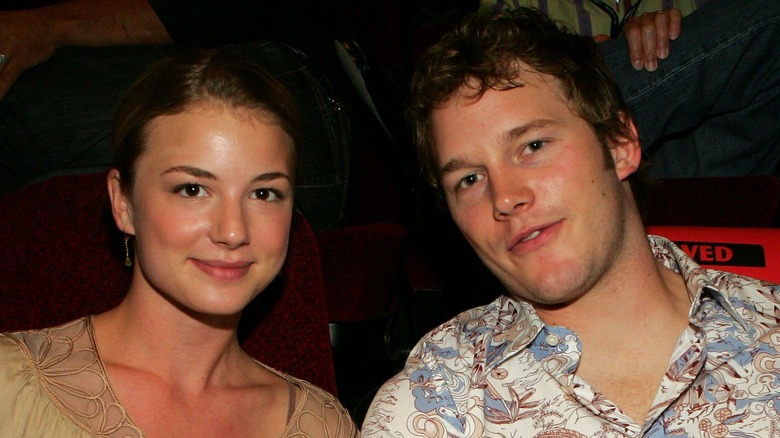 Chris Pratt and Emily VanCamp smiling together