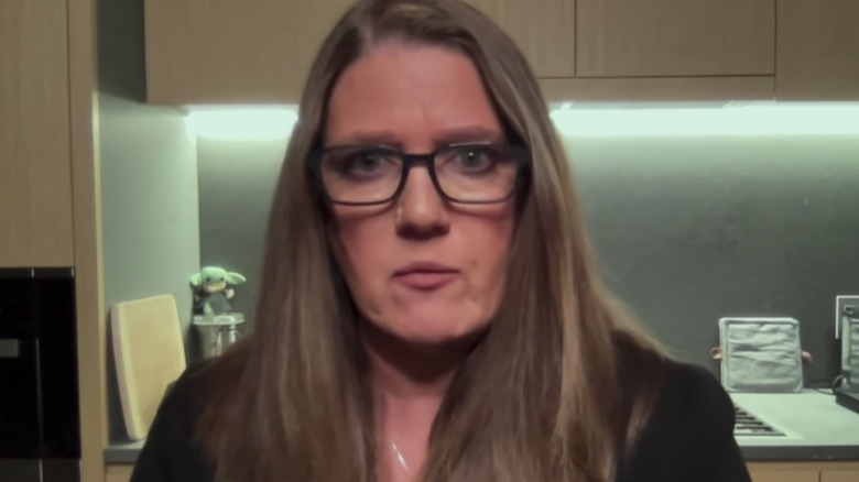 Mary Trump in glasses