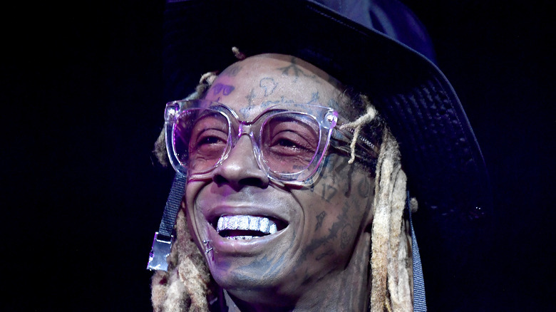 Lil Wayne smiling