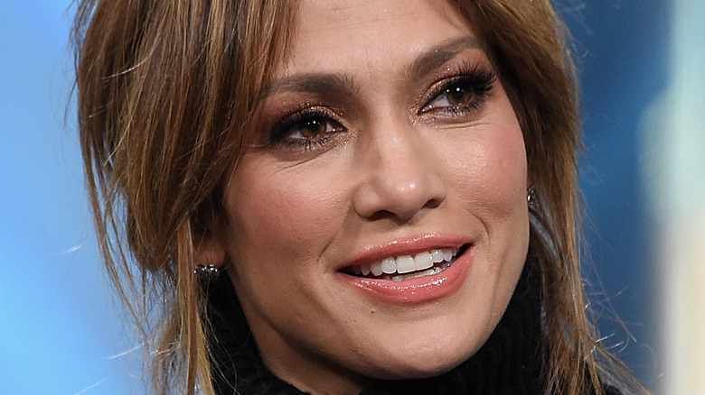 Jennifer Lopez smiling