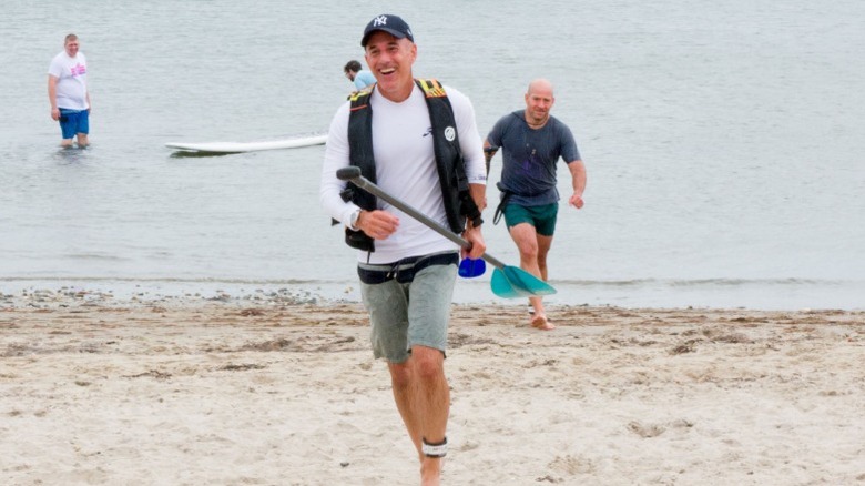 Matt Lauer attends the 2018 Hamptons Paddle and Party for Pink in Sag Harbor, NY