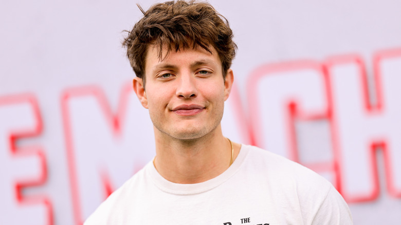 Matt Rife wearing white shirt