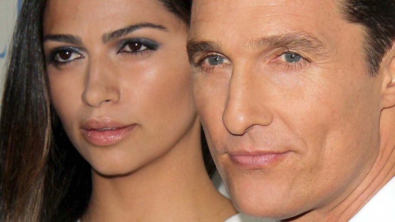 Camila Alves Matthew McConaughey close-up