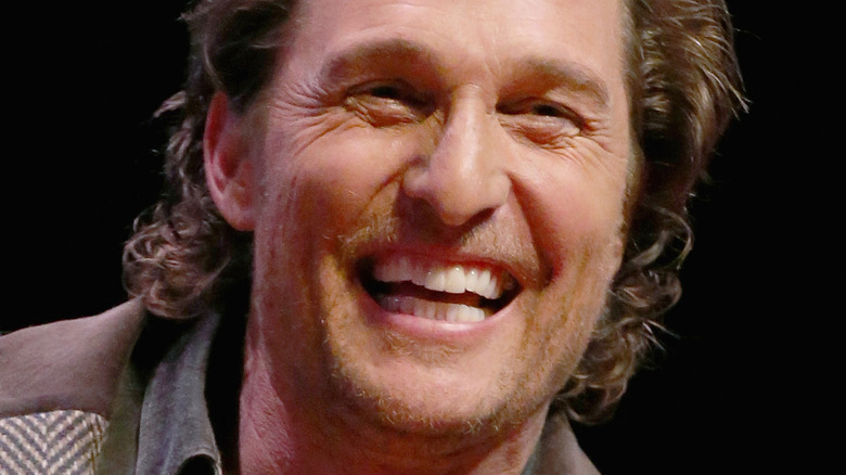 Matthew McConaughey laughing