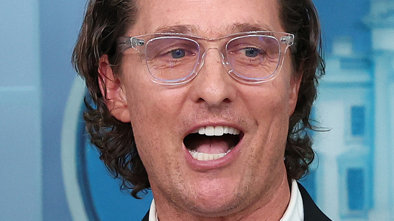 Matthew McConaughey speaks at White House