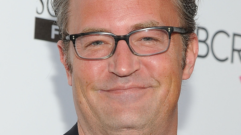 Matthew Perry smiling