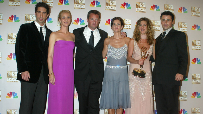 Courteney Cox, Jennifer Aniston, Matt LeBlanc, Matthew Perry, David Schwimmer, and Lisa Kudrow at event