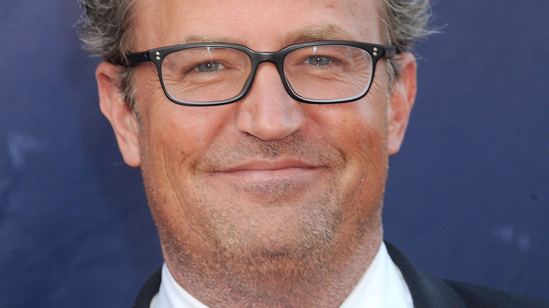 Matthew Perry smiling